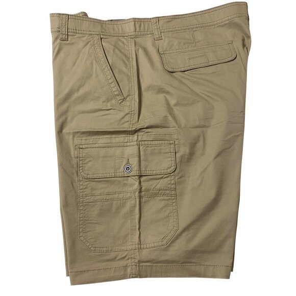 Iron Co. Mens Wheat Regular Fit‎ Stretch Cargo Shorts Size 44 - Picture 2 of 10
